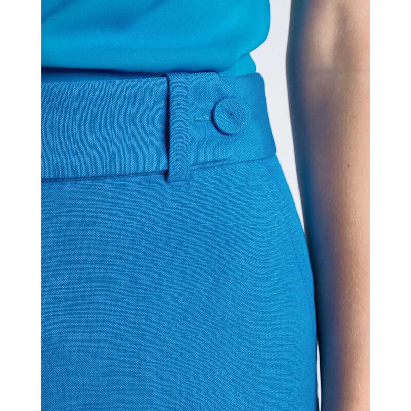 Cue Lustre Linen Blend Wide Leg Pant image number 2